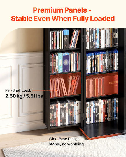 Vevor Floor CD Case 61x36.8x127cm