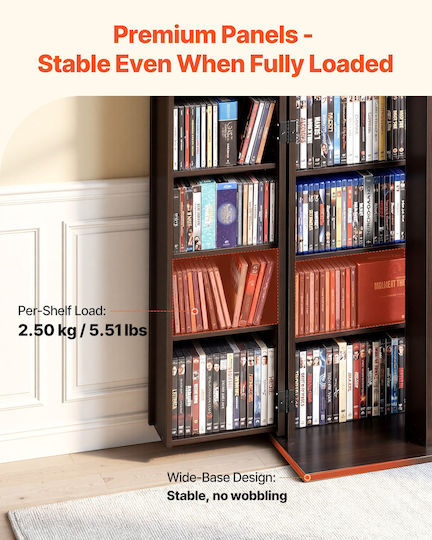 Vevor Floor CD Case 61x36.8x127cm