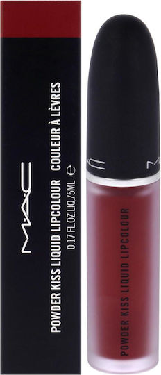 M.A.C Powder Kiss Υγρό Κραγιόν Velvet Ruby Boo 5gr