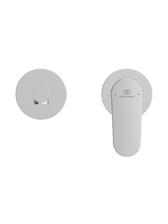 Ideal Standard Built-in Mixer & Spout Set for Bathroom Sink Silver