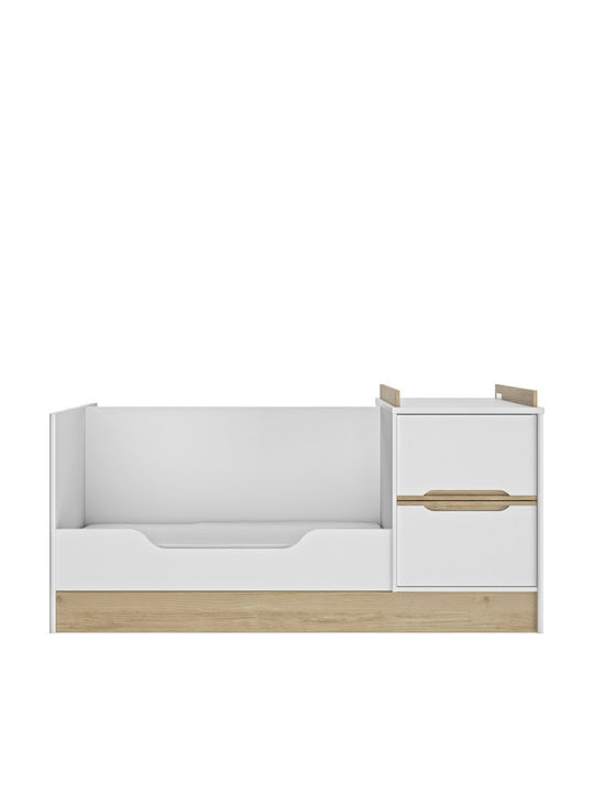 EpiploStyle Căsuță De Copii Transformabilă Albă Pentru Saltea 70x112cm