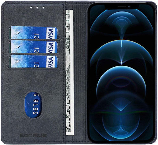 Vintage Magnet Wallet Phone Case Sonique Oppo Reno15 5g Black