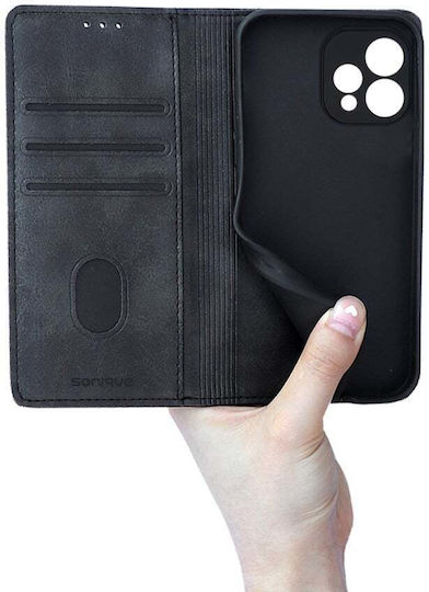 Vintage Magnet Wallet Phone Case Sonique Oppo Reno15 5g Black