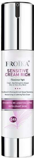 Froika Sensitive Rich Cremă Hidratantă de Zi 24h pentru Față cu Acid Hialuronic și Peptide 40ml