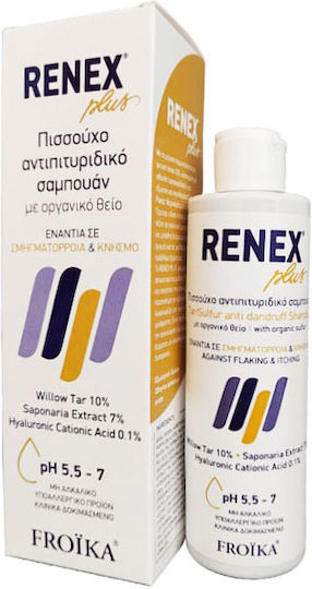 Froika Renex Plus Shampoo Gegen Schuppen & Seborrhoische Dermatitis Für Ölige Haare 200ml