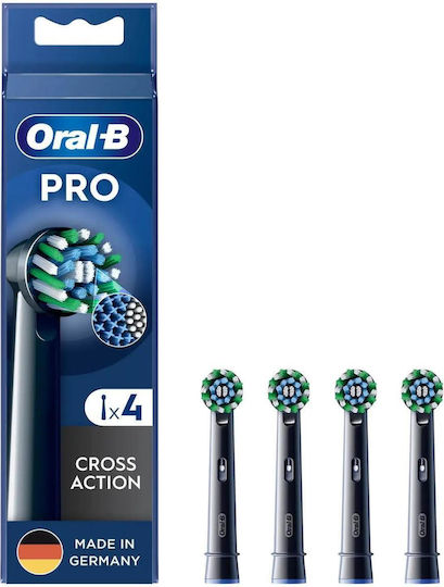 Oral-B Cross Black Capete de schimb pentru Periuța de dinți electrică 4buc