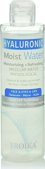 Froika Hyaluronic Moist Micellar Water Αφαίρεσης Μακιγιάζ Προσώπου, Ματιών & Χειλιών για Ακνεϊκές Επιδερμίδες 200ml