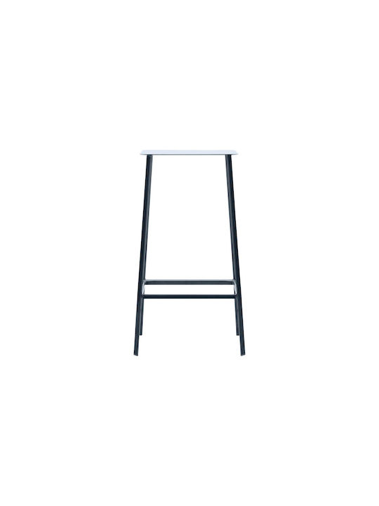 Stool Bar Metallic Rag Dark Iron 36x26x75cm