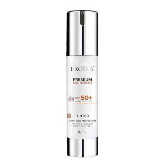 Froika Premium Оцветен SPF 50+ Слънцезащитен Крем За Лице С Цвят 50ml