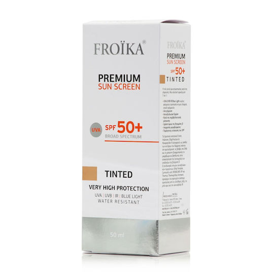 Froika Premium Оцветен SPF 50+ Слънцезащитен Крем За Лице С Цвят 50ml