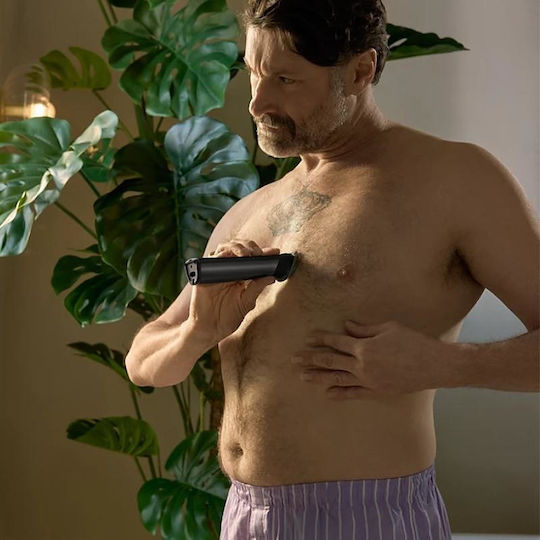 Philips Oneblade Oneblade Σετ Επαναφορτιζόμενης Κουρευτικής Μηχανής Γκρι MG9556/15