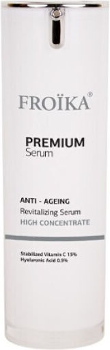 Froika Premium Moisturizing & Anti-aging Serum Face with Vitamin C & Peptides for Detoxification & Radiance 30ml