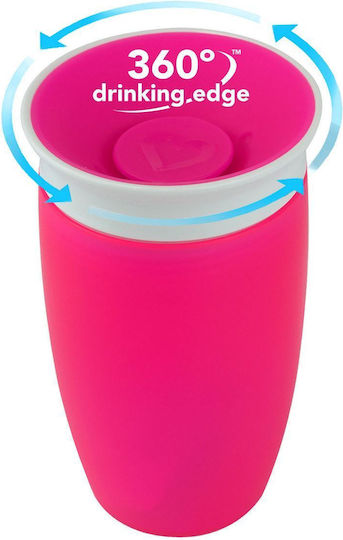 Munchkin Toddler Cup Miracle 360 Sippy Cup Plastic Pink 296ml for 12m+