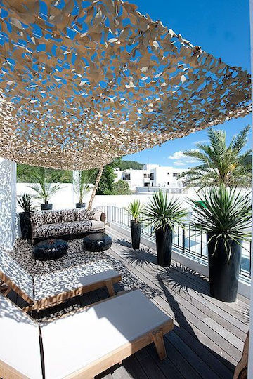Woodware Camouflage Net Brown with PU Coating 2m 160gr/m²