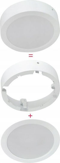LED line Round Recessed LED Panel 24W with Natural White Light 4000K