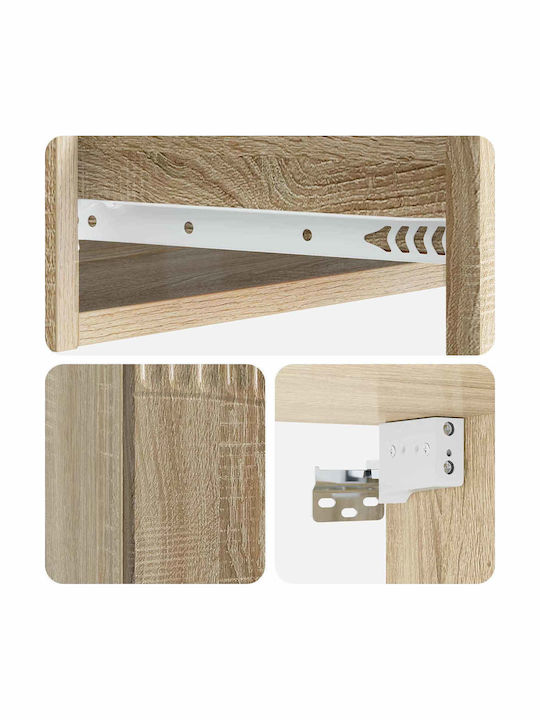 Wooden Console Sonoma Oak M59xW34.5xH17 cm