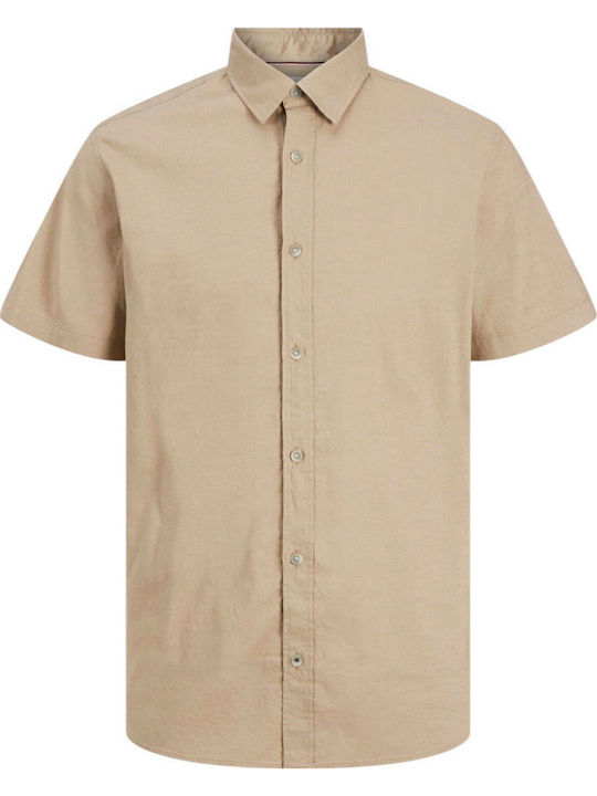 Short-sleeved Cotton Shirt Crockery