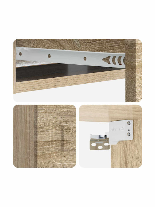 Wooden Console Sonoma Oak M59xW34.5xH17 cm