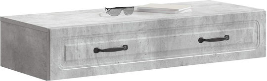 Wooden Console Gray Concrete L87.5xW34.5xH17 cm