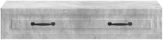 Consolă Lemn Gri Beton L87,5xL34,5xÎ17cm