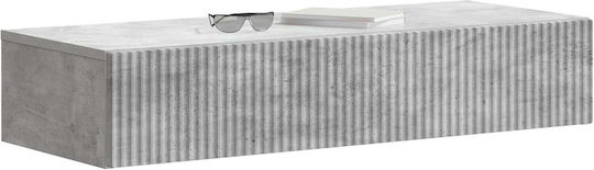 Wooden Console Table Gray Concrete L87.5xW34.5xH17cm