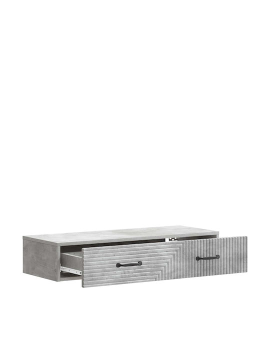 vidaXL Konsolentisch Aus Holz Grau 87,5x34,5x17 cm