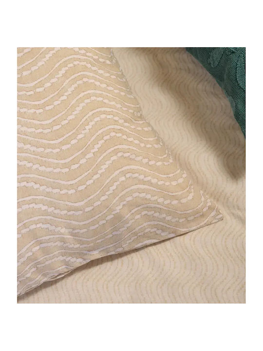 Melinen Maverick Double Bed Sheets Set With Rubber Hugger 150x200+32cm 4 Pieces