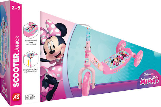 AS Kids Scooter Minnie 3-Wheel for Ages 2-5 Pink