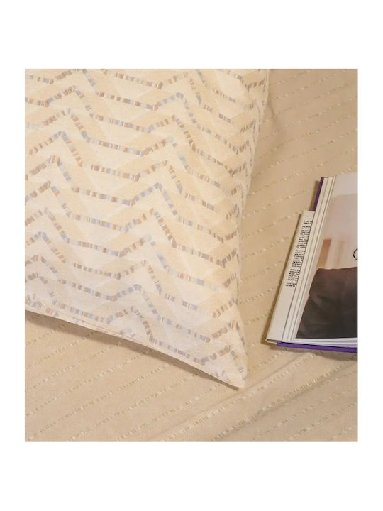 Melinen Paris Set Cearceafuri de Pat Super Dublu cu Elastic 160x200+32cm 4 Bucăți