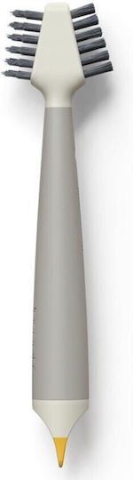 Въртяща Четка за Почистване на Плочки Joseph Joseph Cleantech 6500021 18x5x3 см 2 Вида Влакна Бежова