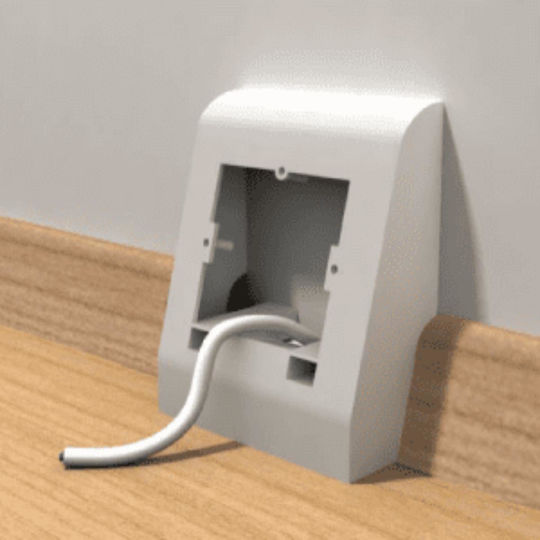Socket Outlet Pvc Skirting Lm55