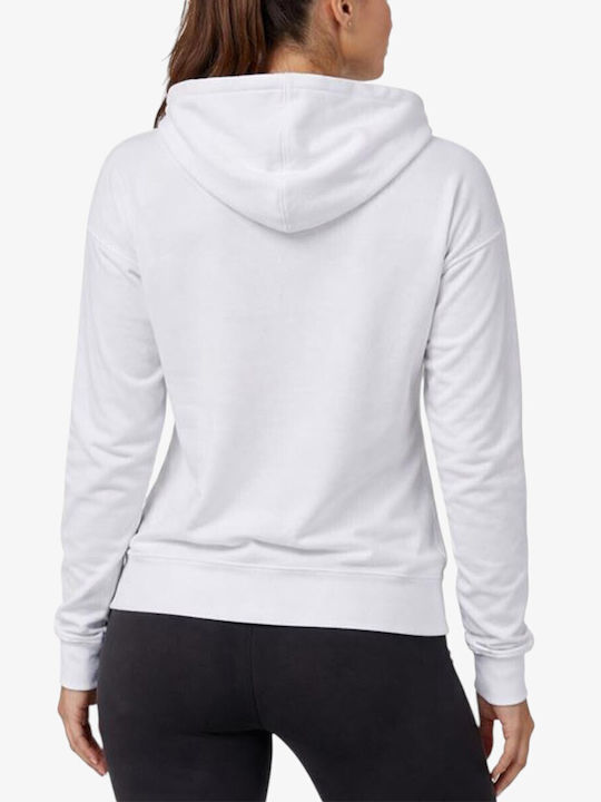Damen Sweatshirt mit Kapuze Weiß