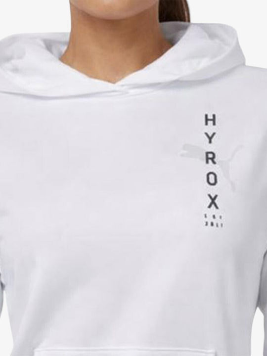 Damen Sweatshirt mit Kapuze Weiß
