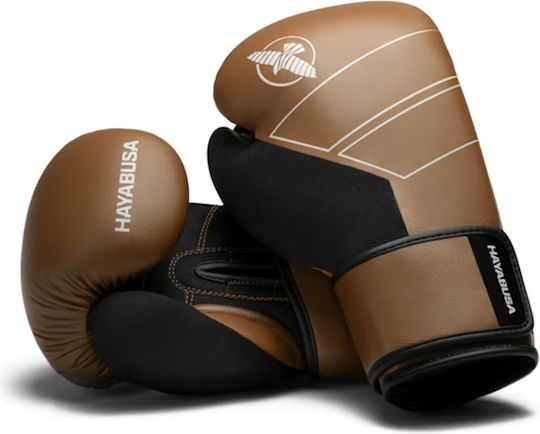 Hayabusa Boxing Gloves Leather for Competition Gold