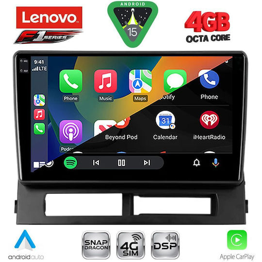 Lenovo Car Audio System for Toyota Prius 2003-2009 Bluetooth USB WiFi GPS Apple CarPlay Android Auto with 9" Touch Screen