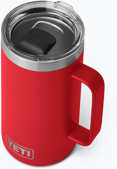 Yeti Yeti Thermosflasche Rostfreier Stahl BPA-frei 710ml Rettungsrot