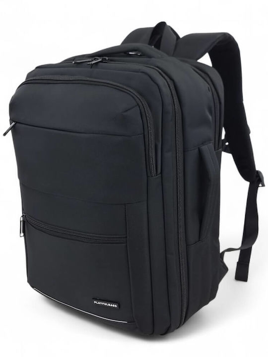 Playful Bags Τσάντα Πλάτης για Laptop σε Μαύρο χρώμα