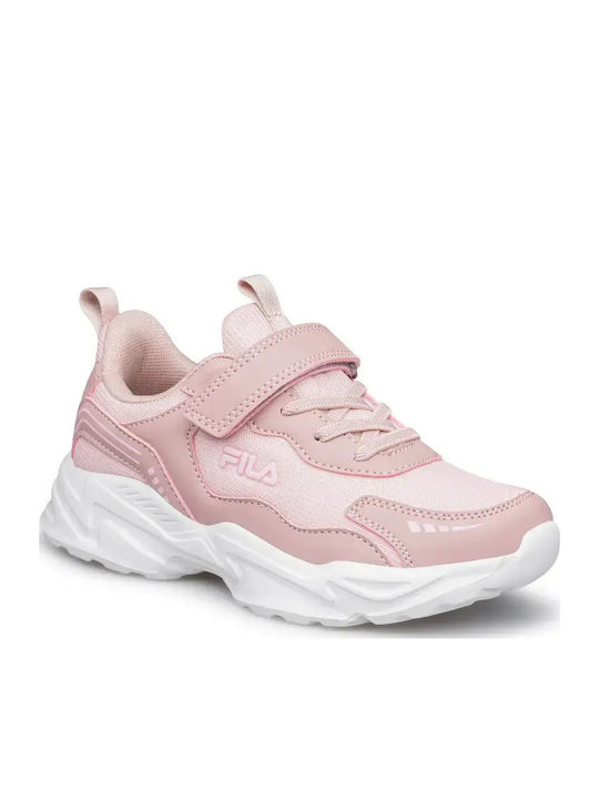 Memory Kids Sneakers with Hoop & Loop Closure Pink