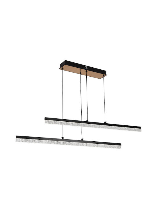 Alista Home Lumini Suspendate Negru LED Cu Lumină Alb Rece Înălțime Reglabilă