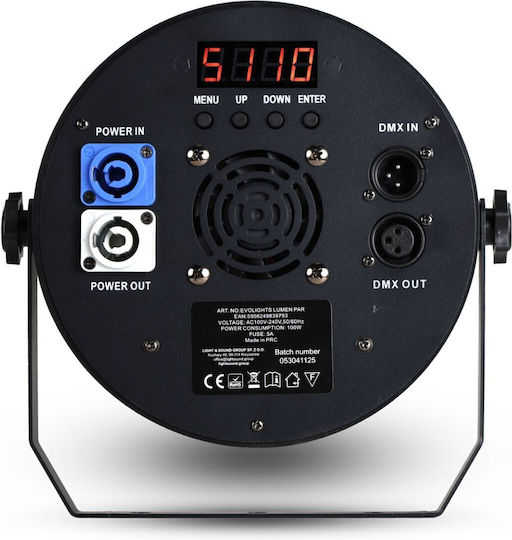 Evolights Spot LED PAR DMX RGB