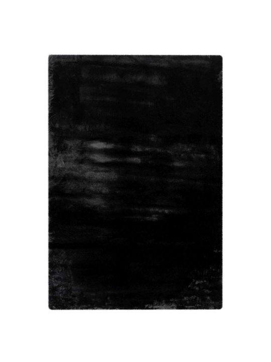 Covor Coridor Bumbac Negru 80x150cm
