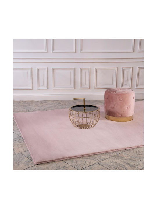 Χαλί Ορθογώνιο Βαμβακερό Pink 120x170cm