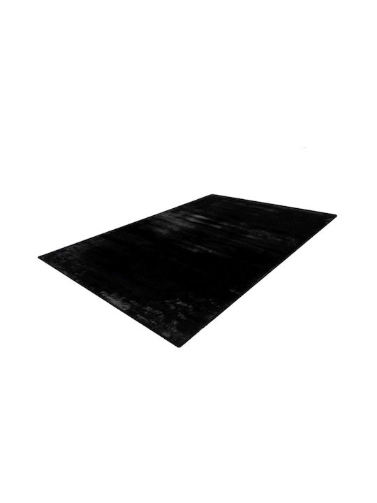 Covor Living Rectangular Din Bumbac Negru 120x170cm