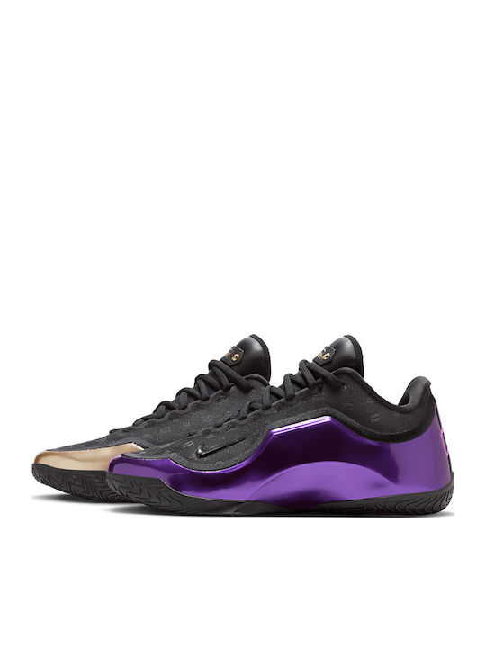 LeBron 23 "The Chosen One and The One Who Chose" Low Basketball Shoes Black / Metallic Gold / Vivid Purple