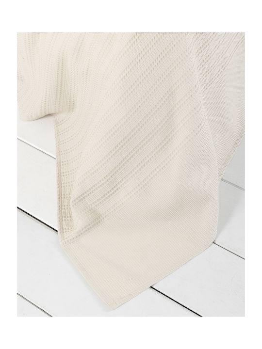 Nima Κουβέρτα Πικέ Υπέρδιπλη 240x260εκ. Dune Sand Beige