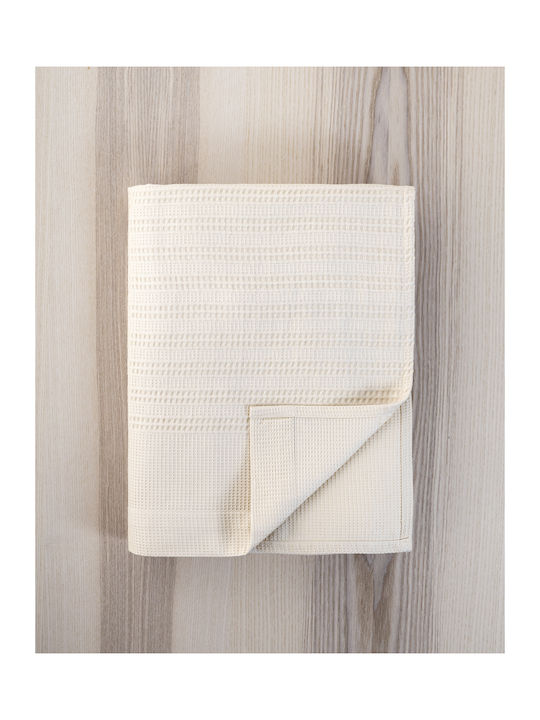 Nima Κουβέρτα Πικέ Υπέρδιπλη 240x260εκ. Dune Sand Beige