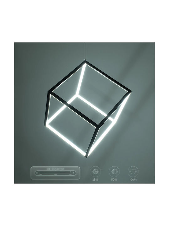 kelvo Kiboo White LED Ceiling Light with Warm to Cool White Light 40x40x40cm