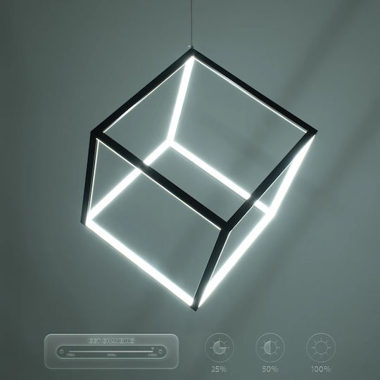 kelvo Kiboo Deckenleuchte Weiß LED mit Verstellbarem Weißlicht 40x40x40cm