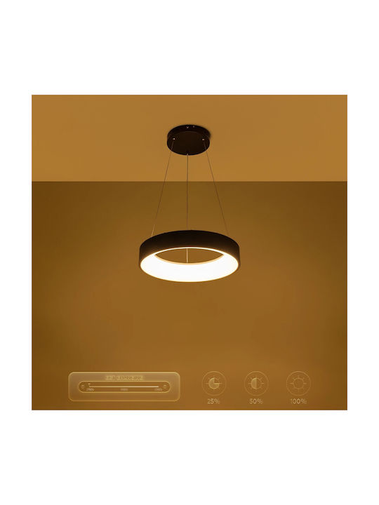 kelvo Salem Ceiling Light White LED With Warm To Cool White Light 45x45cm