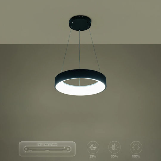 kelvo Salem Ceiling Light White LED With Warm To Cool White Light 45x45cm